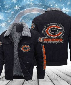 Chicago Bears Thickened Corduroy Jacket
