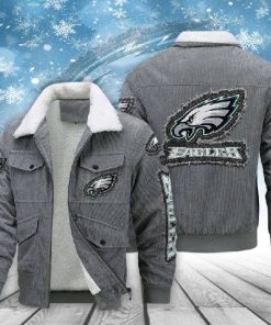 Philadelphia Eagles Thickened Corduroy Jacket