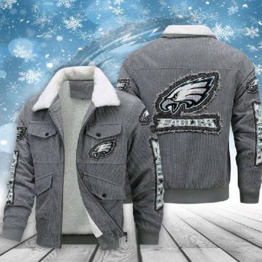 Philadelphia Eagles Thickened Corduroy Jacket