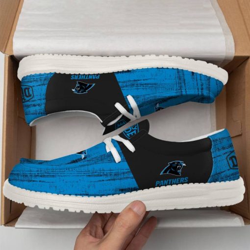 Carolina Panthers Personalized Hey Dude Shoes For Men And Women - Image 3