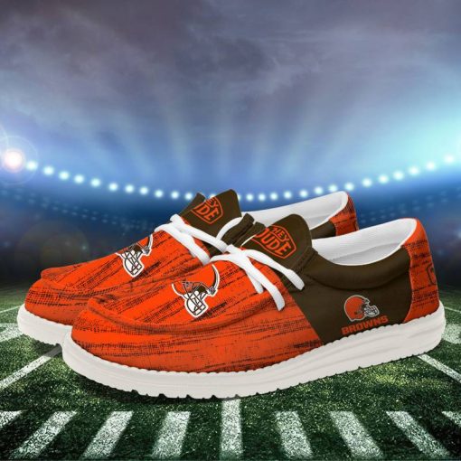 Cleveland Browns Personalized Hey Dude Shoes For Men And Women - Image 2