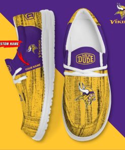 Minnesota Vikings Personalized Hey Dude Shoes For Men And Women