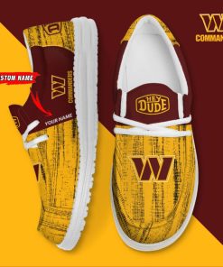 Washington Commanders Personalized Hey Dude Shoes For Men And Women