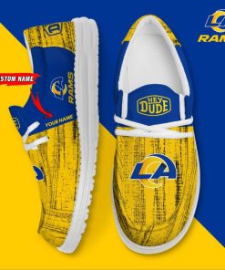Footgearlocker Los Angeles Rams Personalized Hey Dude Shoes For Men And Women