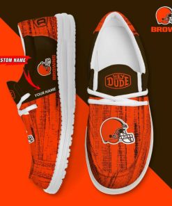 Cleveland Browns Personalized Hey Dude Shoes For Men And Women