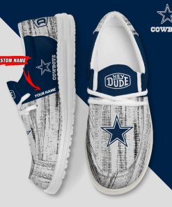 Dallas Cowboys Personalized Hey Dude Shoes For Men And Women