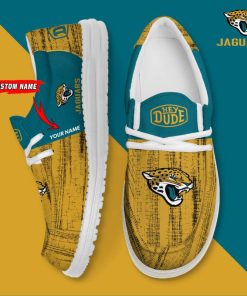 Jacksonville Jaguars Personalized Hey Dude Shoes For Men And Women