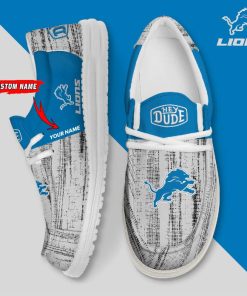 Detroit Lions Personalized Hey Dude Shoes For Men And Women