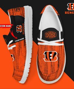 Cincinnati Bengals Personalized Hey Dude Shoes For Men And Women