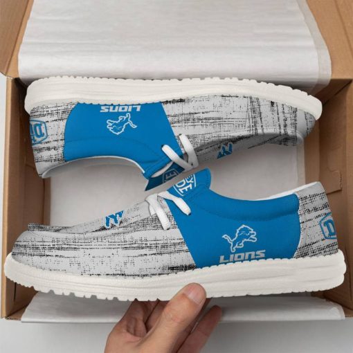 Detroit Lions Personalized Hey Dude Shoes For Men And Women - Image 2