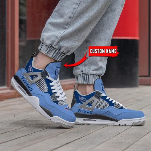 Tennessee Titans Air Jordan 4 Sneaker V46 - Image 2