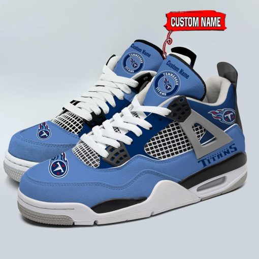 Tennessee Titans Air Jordan 4 Sneaker V46 - Image 5