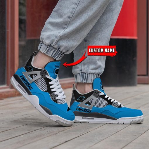 Carolina Panthers Air Jordan 4 Sneaker V46 - Image 2