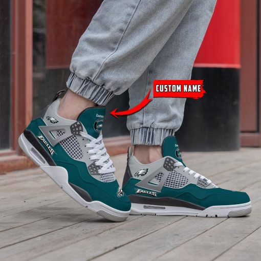 Philadelphia Eagles Air Jordan 4 Sneaker V46 - Image 2