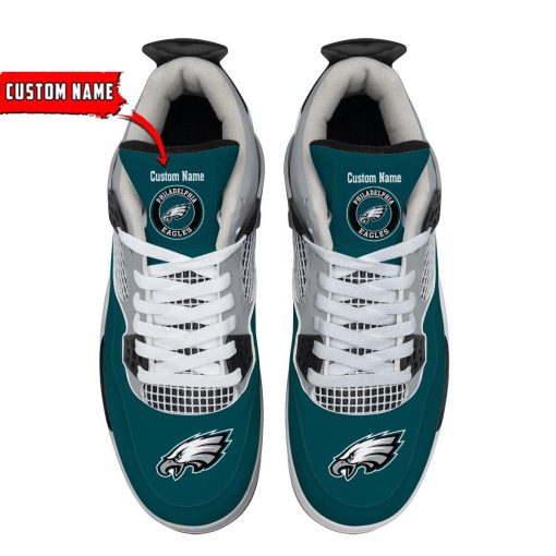 Philadelphia Eagles Air Jordan 4 Sneaker V46 - Image 4