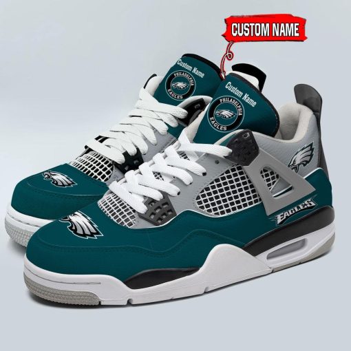 Philadelphia Eagles Air Jordan 4 Sneaker V46 - Image 5