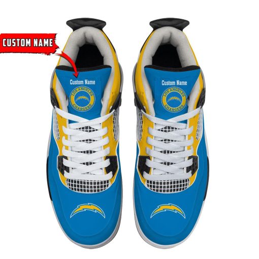 Los Angeles Chargers Air Jordan 4 Sneaker V46 - Image 2