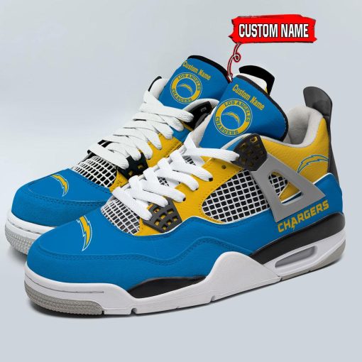 Los Angeles Chargers Air Jordan 4 Sneaker V46 - Image 5