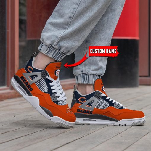 Chicago Bears Air Jordan 4 Sneaker V46 - Image 2