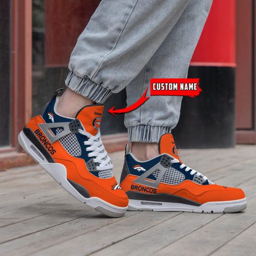 Denver Broncos Air Jordan 4 Sneaker V46 - Image 2