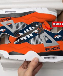 Denver Broncos Air Jordan 4 Sneaker V46
