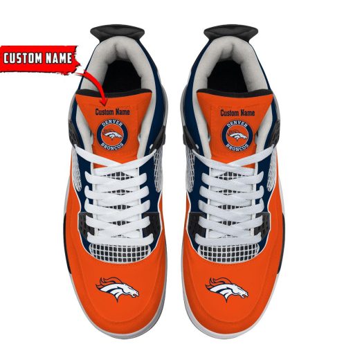 Denver Broncos Air Jordan 4 Sneaker V46 - Image 4
