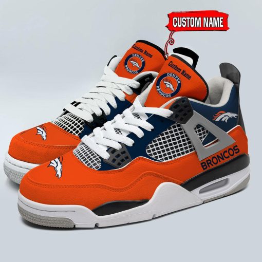 Denver Broncos Air Jordan 4 Sneaker V46 - Image 5