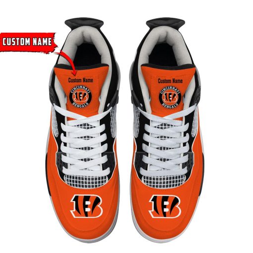 Cincinnati Bengals Air Jordan 4 Sneaker V46 - Image 4