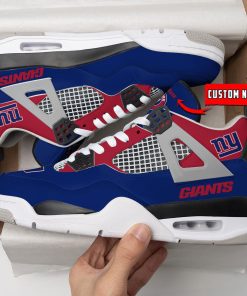New York Giants Air Jordan 4 Sneaker V46