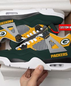 Green Bay Packers Air Jordan 4 Sneaker V46