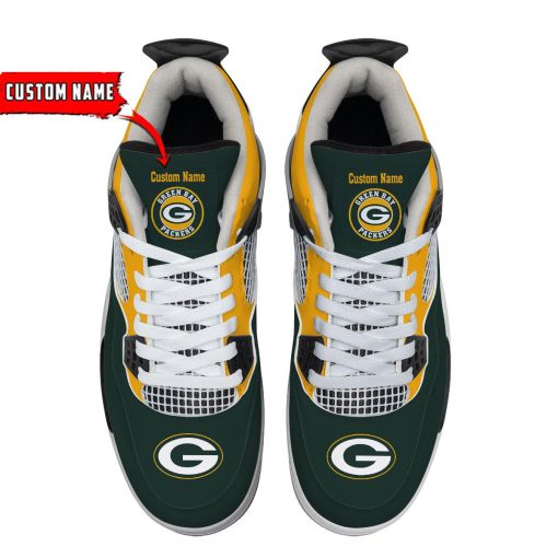 Green Bay Packers Air Jordan 4 Sneaker V46 - Image 4