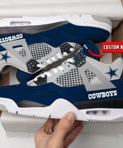 Dallas Cowboys Air Jordan 4 Sneaker V46