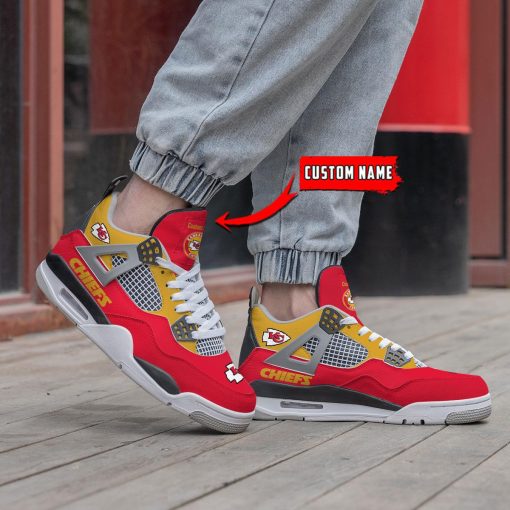 Kansas City Chiefs Air Jordan 4 Sneaker V46 - Image 2