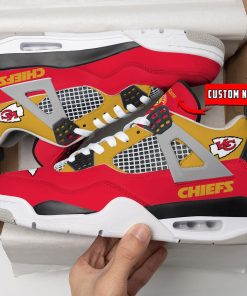 Kansas City Chiefs Air Jordan 4 Sneaker V46