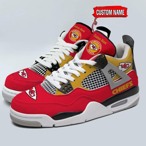 Kansas City Chiefs Air Jordan 4 Sneaker V46 - Image 5