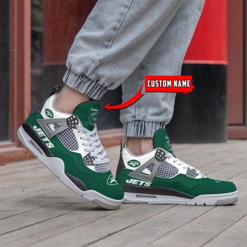 New York Jets Air Jordan 4 Sneaker V46 - Image 2