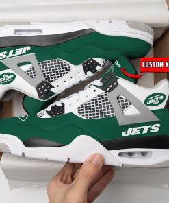 New York Jets Air Jordan 4 Sneaker V46