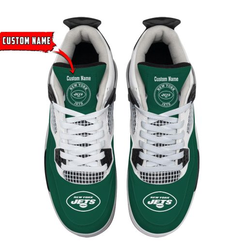 New York Jets Air Jordan 4 Sneaker V46 - Image 4