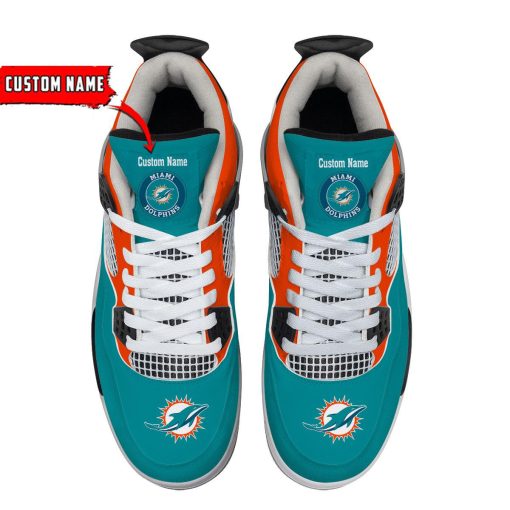 Miami Dolphins Air Jordan 4 Sneaker V46 - Image 4