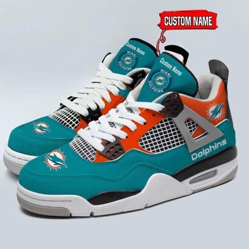 Miami Dolphins Air Jordan 4 Sneaker V46 - Image 5