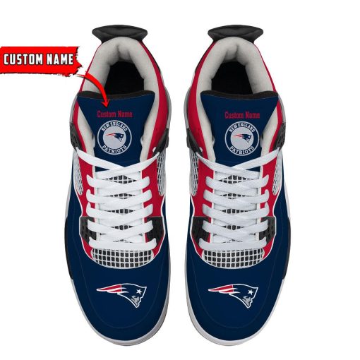 New England Patriots Air Jordan 4 Sneaker V46 - Image 4