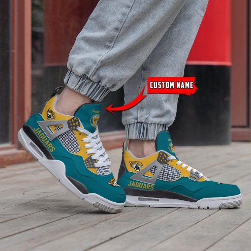 Jacksonville Jaguars Air Jordan 4 Sneaker V46 - Image 2