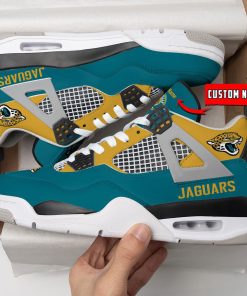 Jacksonville Jaguars Air Jordan 4 Sneaker V46