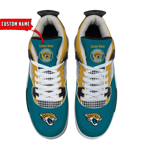 Jacksonville Jaguars Air Jordan 4 Sneaker V46 - Image 4
