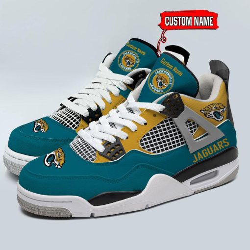 Jacksonville Jaguars Air Jordan 4 Sneaker V46 - Image 5