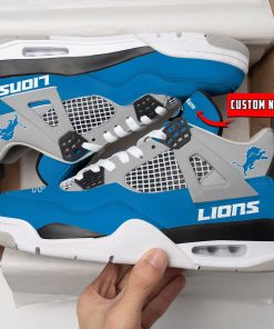 Detroit Lions Air Jordan 4 Sneaker V46