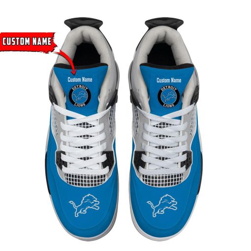 Detroit Lions Air Jordan 4 Sneaker V46 - Image 4