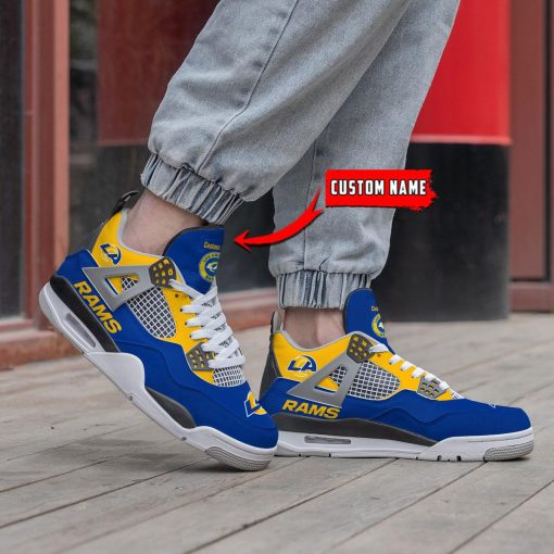 Los Angeles Rams Air Jordan 4 Sneaker V46 - Image 2