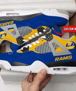 Los Angeles Rams Air Jordan 4 Sneaker V46