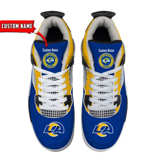 Los Angeles Rams Air Jordan 4 Sneaker V46 - Image 4